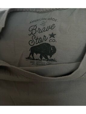 Brave Star Men's Tee — Gray